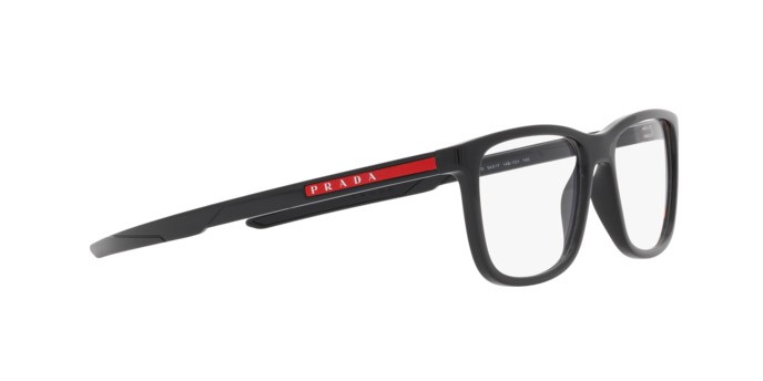 Eyeglasses Prada Linea Rossa PS 07OV (1AB1O1) color black shape square lenses demo lens