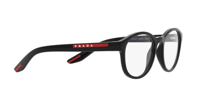 Occhiali da vista Prada Linea Rossa PS 07PV (1AB1O1) colore nero forma pantos lenti lente demo
