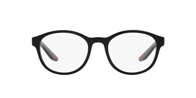 Occhiali da vista Prada Linea Rossa PS 07PV (1AB1O1) colore nero forma pantos lenti lente demo