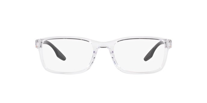 Brillen Prada Linea Rossa PS 09OV (2AZ1O1) farbe cristallo form quadratisch gläser lente demo