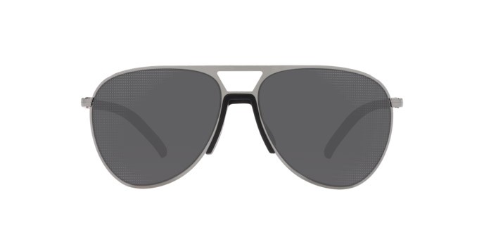 Sunglasses Prada Linea Rossa PS 51XS (5AV07U) color gunmetal shape aviator lenses grigio nero specchiato