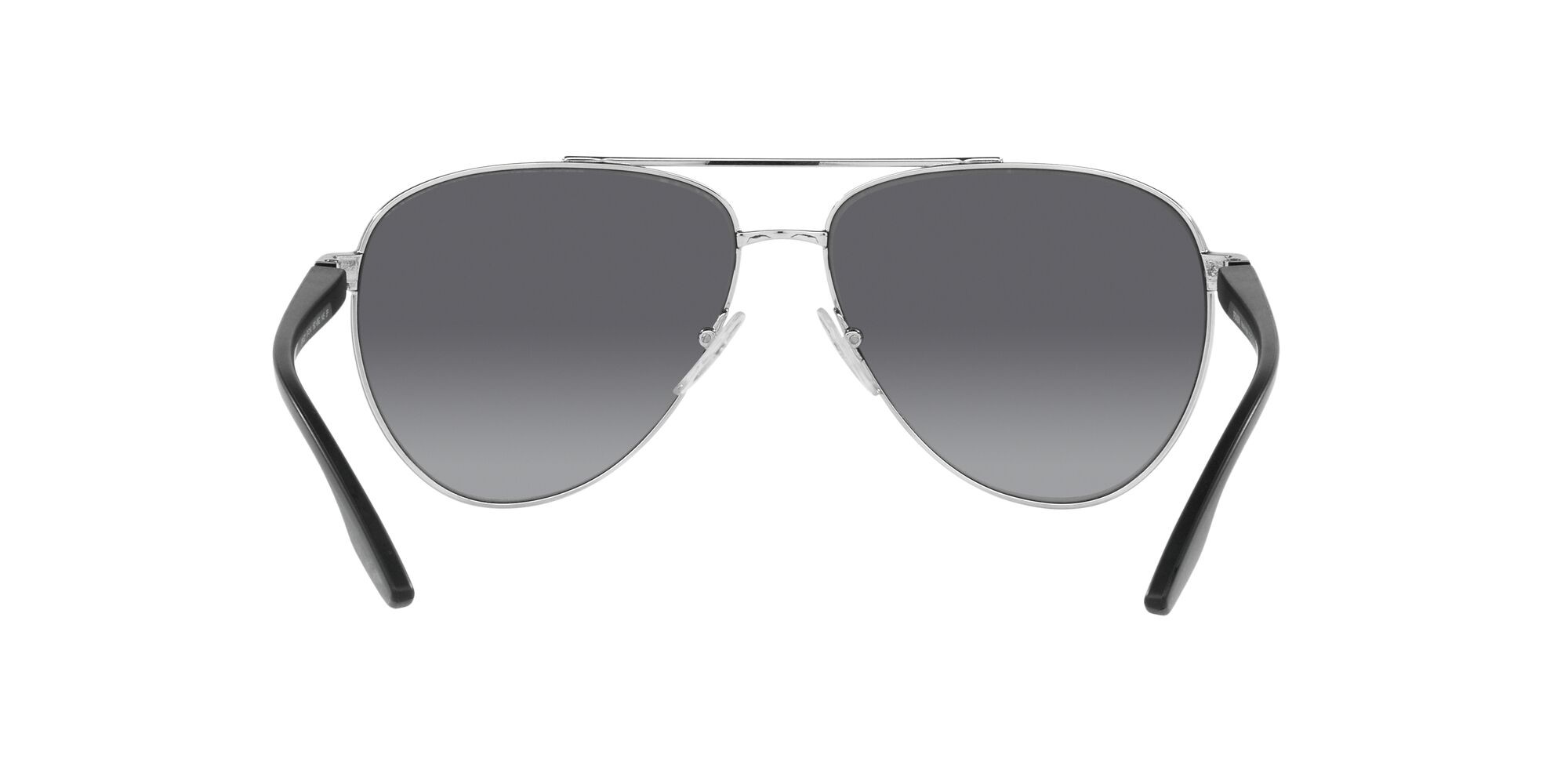 Sunglasses Prada Linea Rossa PS 52YS (1BC06G) color argento shape aviator lenses black grey polar