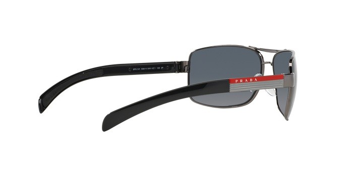Sonnenbrillen Prada Linea Rossa PS 54IS (5AV5Z1) farbe gunmetal form rechteckig gläser polar gray