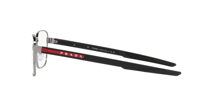 Eyeglasses Prada Linea Rossa PS 54OV (5AV1O1) color gunmetal shape square lenses lente demo