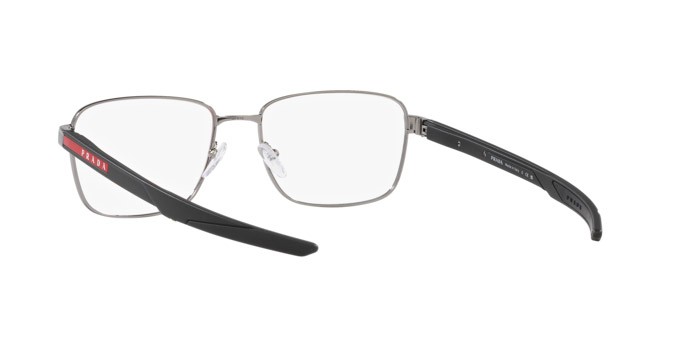 Eyeglasses Prada Linea Rossa PS 54OV (5AV1O1) color gunmetal shape square lenses lente demo