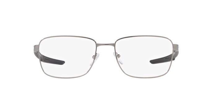 Eyeglasses Prada Linea Rossa PS 54OV (5AV1O1) color gunmetal shape square lenses lente demo