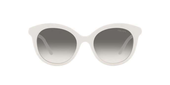 Sonnenbrillen Prada PR 02YS (142130) farbe talc form rund gläser grey gradient