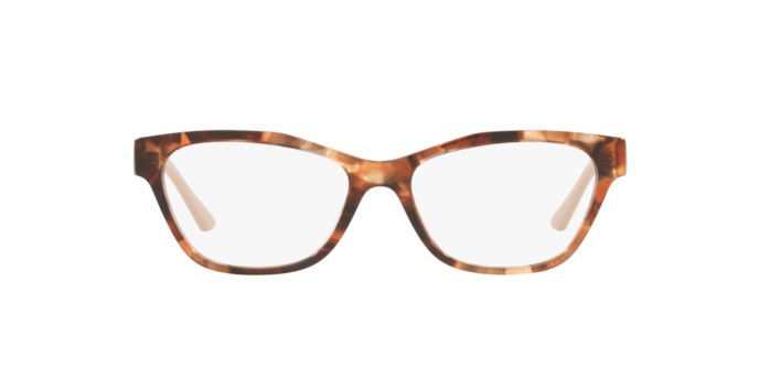 Eyeglasses Prada PR 03WV (07R1O1) color caramel havana shape square lenses demo lens