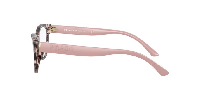 Eyeglasses Prada PR 03WV (ROJ1O1) color pink shape square lenses demo lens