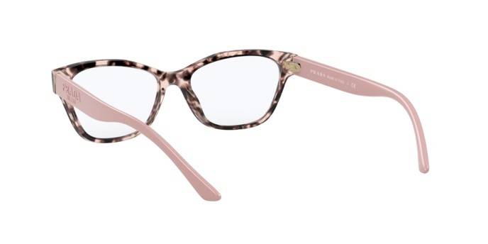 Eyeglasses Prada PR 03WV (ROJ1O1) color pink shape square lenses demo lens