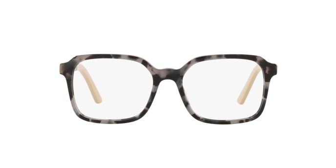 Brillen Prada Heritage PR 03XV (5101O1) farbe grey havana form quadratisch gläser demo lens