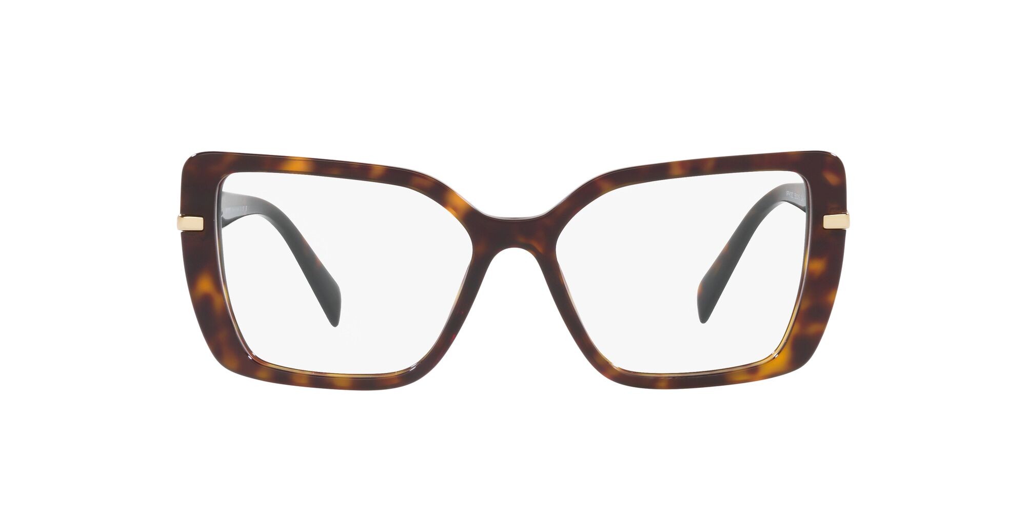 Eyeglasses Prada PR 03ZV (2AU1O1) color tartarugato shape square lenses lente demo
