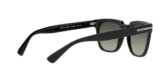 Occhiali da sole Prada PR 04YS (1AB2D0) colore black forma quadrato lenti grey gradient