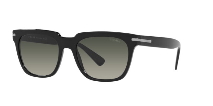 Occhiali da sole Prada PR 04YS (1AB2D0) colore black forma quadrato lenti grey gradient