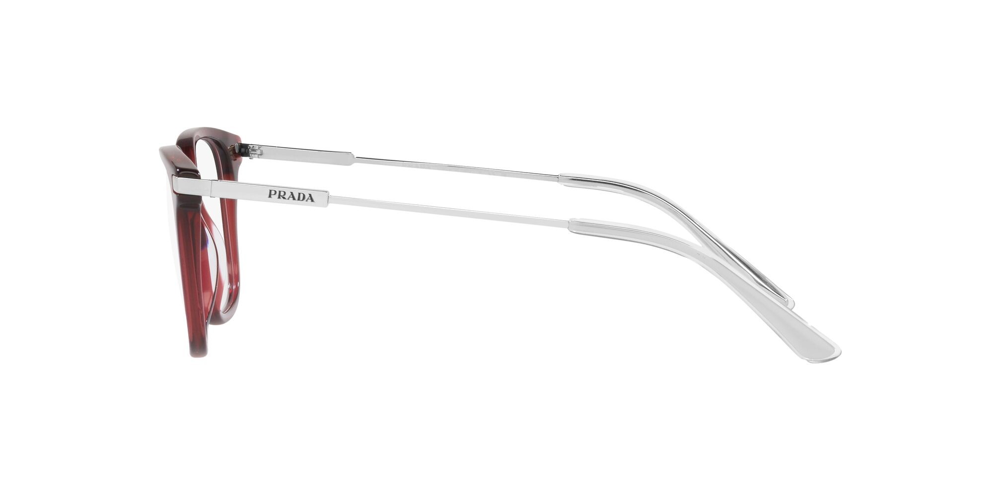 Brillen Prada PR 04ZV (11G1O1) farbe crystal etruscan form quadratisch gläser lente demo