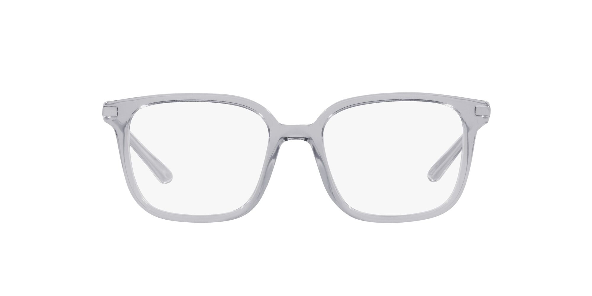 Brillen Prada PR 04ZV (U431O1) farbe grigio crystal form quadratisch gläser lente demo