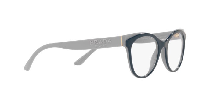 Brillen Prada PR 05WV (08Y1O1) farbe fiordaliso/crystal form schmetterling gläser demo lens