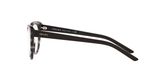 Brillen Prada Millennials PR 05XV (5101O1) farbe spotted grey form cat-eye gläser demo lens