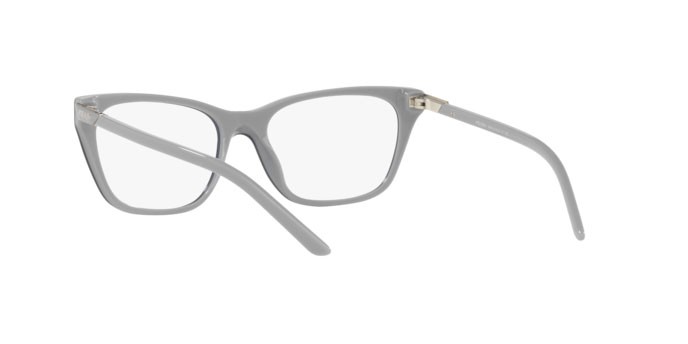 Eyeglasses Prada PR 05YV (08Y1O1) color fiordaliso/crystal shape butterfly lenses demo lens