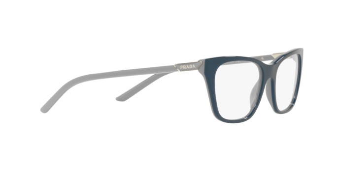 Eyeglasses Prada PR 05YV (08Y1O1) color fiordaliso/crystal shape butterfly lenses demo lens