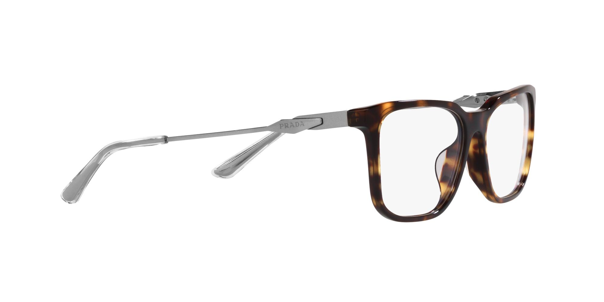 Brillen Prada PR 05ZV (2AU1O1) farbe tartarugato form rechteckig gläser lente demo