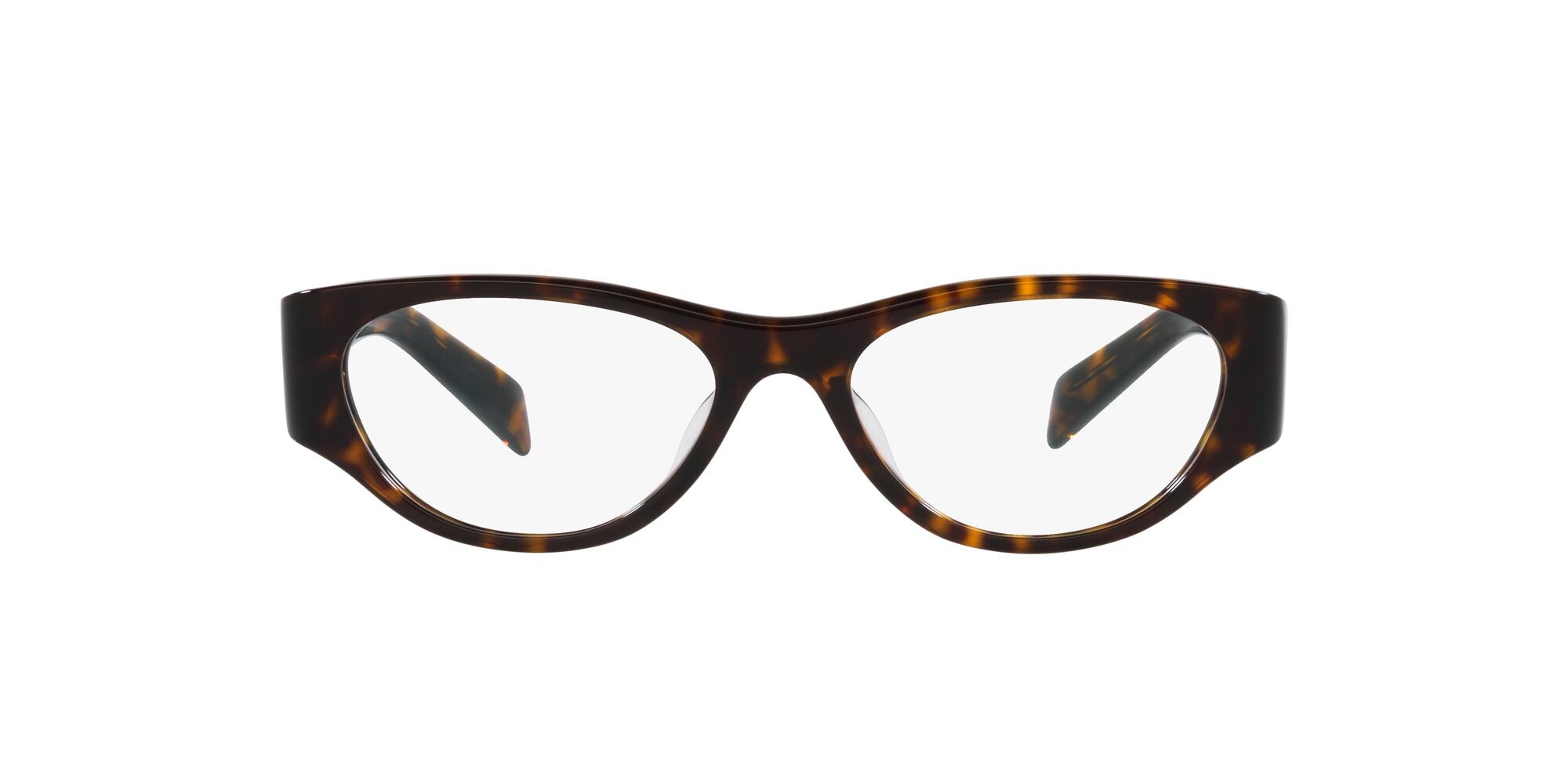 Brillen Prada PR 06ZV (2AU1O1) farbe tartarugato form schmetterling gläser lente demo
