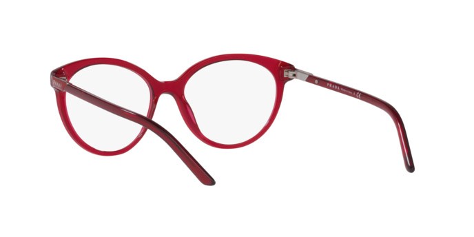 Brillen Prada PR 08YV (08Z1O1) farbe fire crystal form oval gläser demo lens