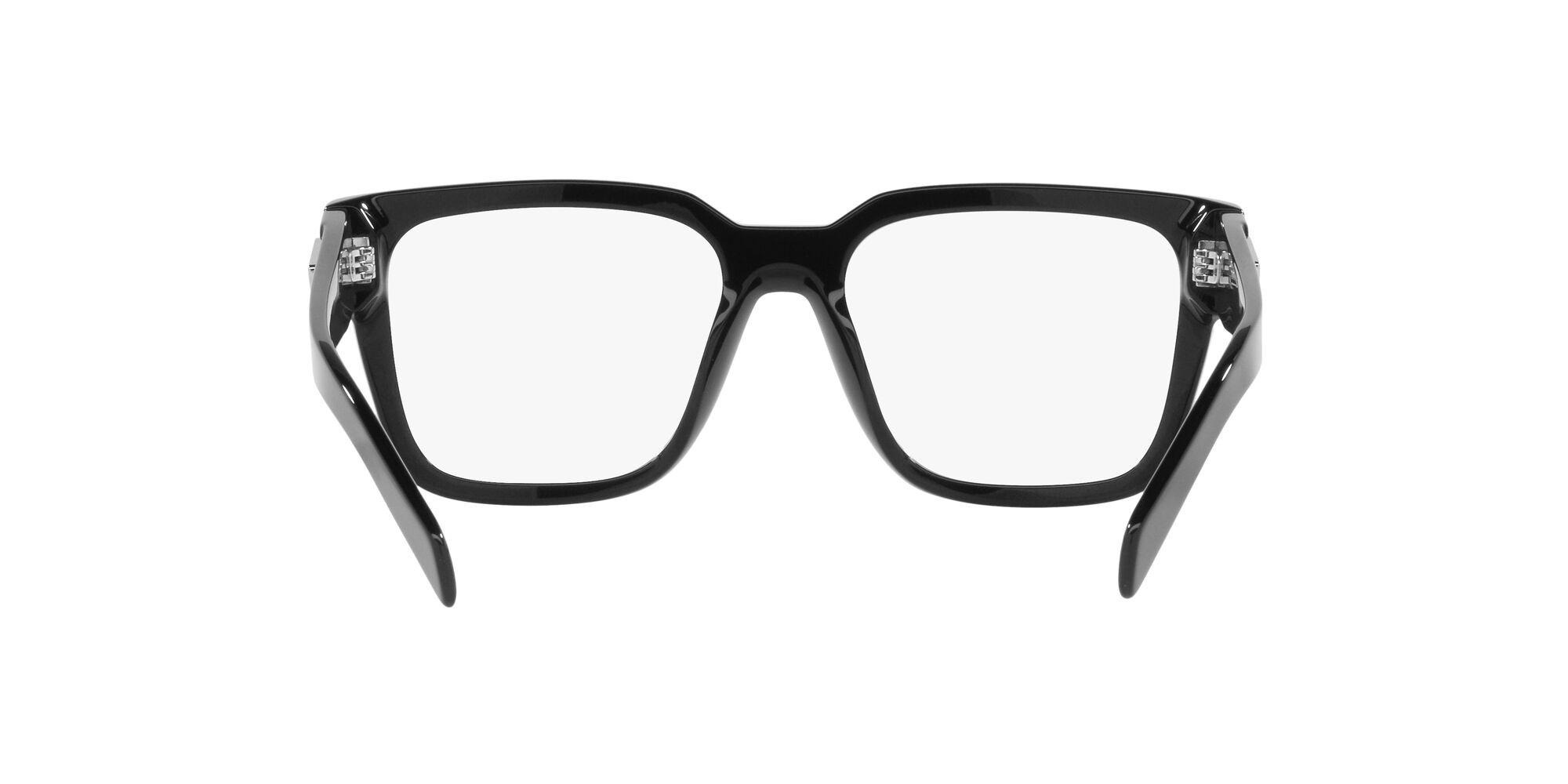 Eyeglasses Prada PR 08ZV (1AB1O1) color nero shape square lenses lente demo