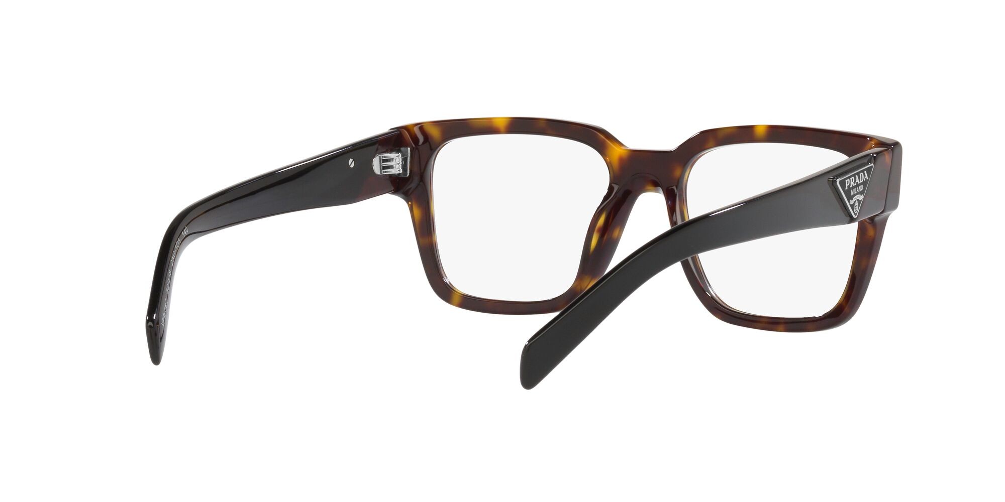 Eyeglasses Prada PR 08ZV (2AU1O1) color tartarugato shape square lenses lente demo