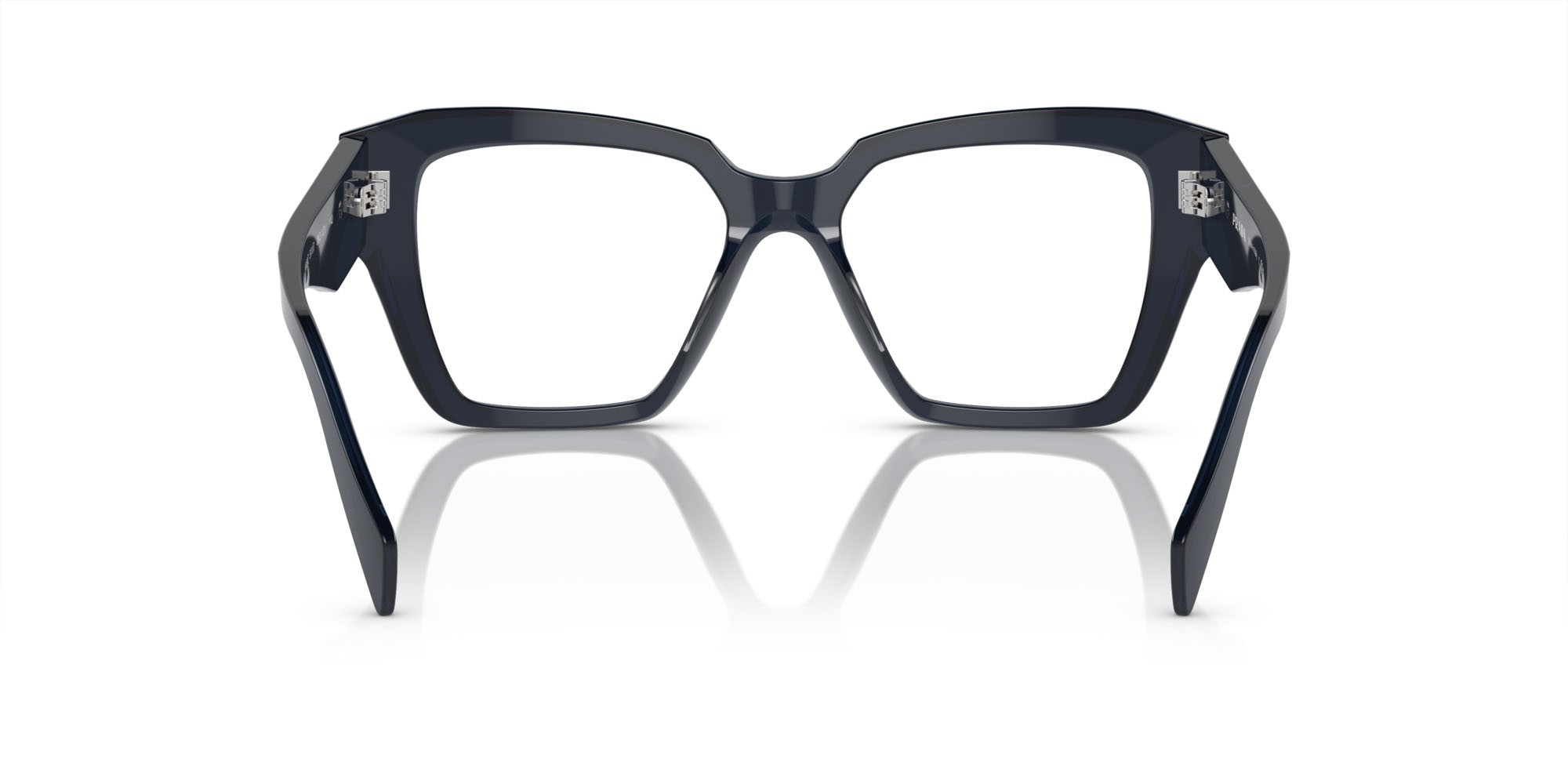 Eyeglasses Prada PR 09ZV (08Q1O1) color blu trasparente shape square lenses lente demo