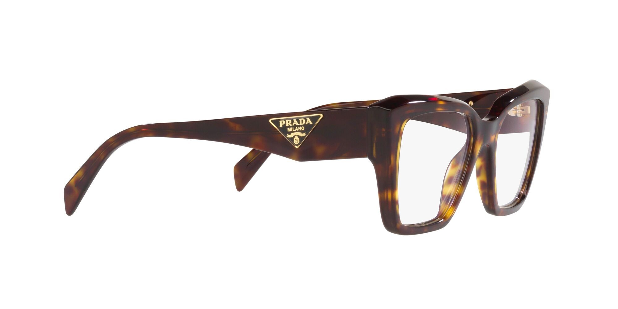 Eyeglasses Prada PR 09ZV (2AU1O1) color tartarugato shape square lenses lente demo
