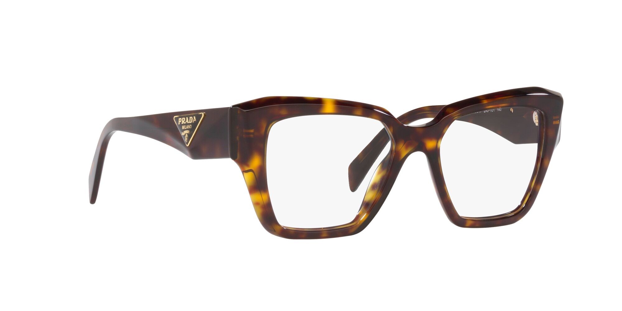 Eyeglasses Prada PR 09ZV (2AU1O1) color tartarugato shape square lenses lente demo