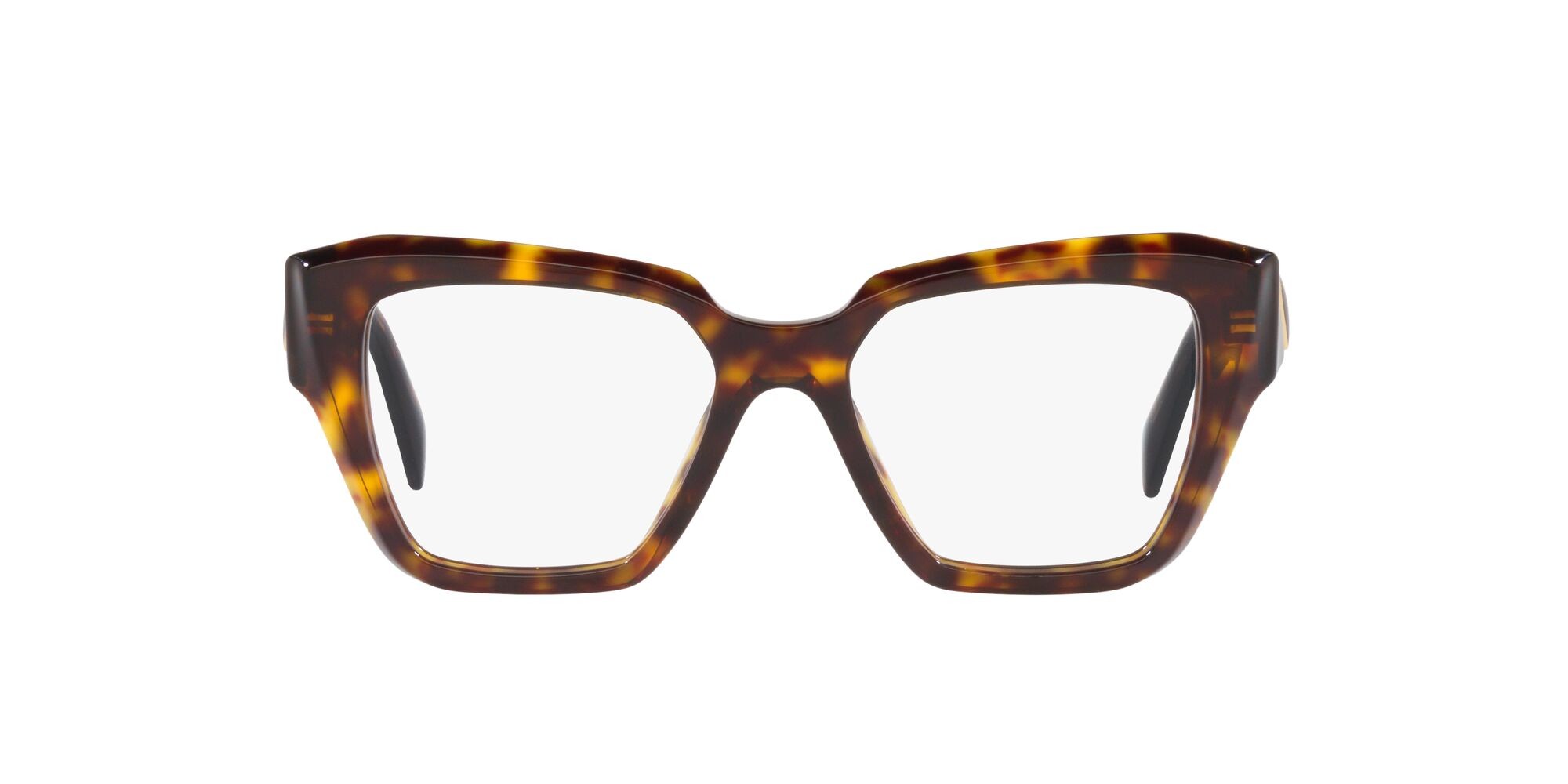 Eyeglasses Prada PR 09ZV (2AU1O1) color tartarugato shape square lenses lente demo