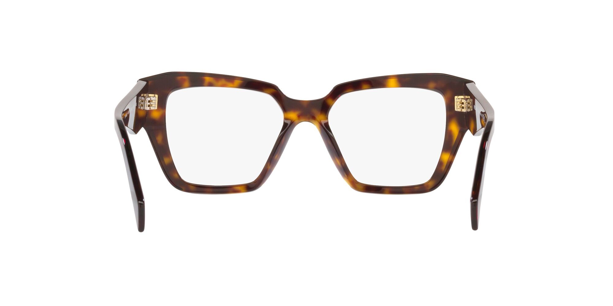 Eyeglasses Prada PR 09ZV (2AU1O1) color tartarugato shape square lenses lente demo