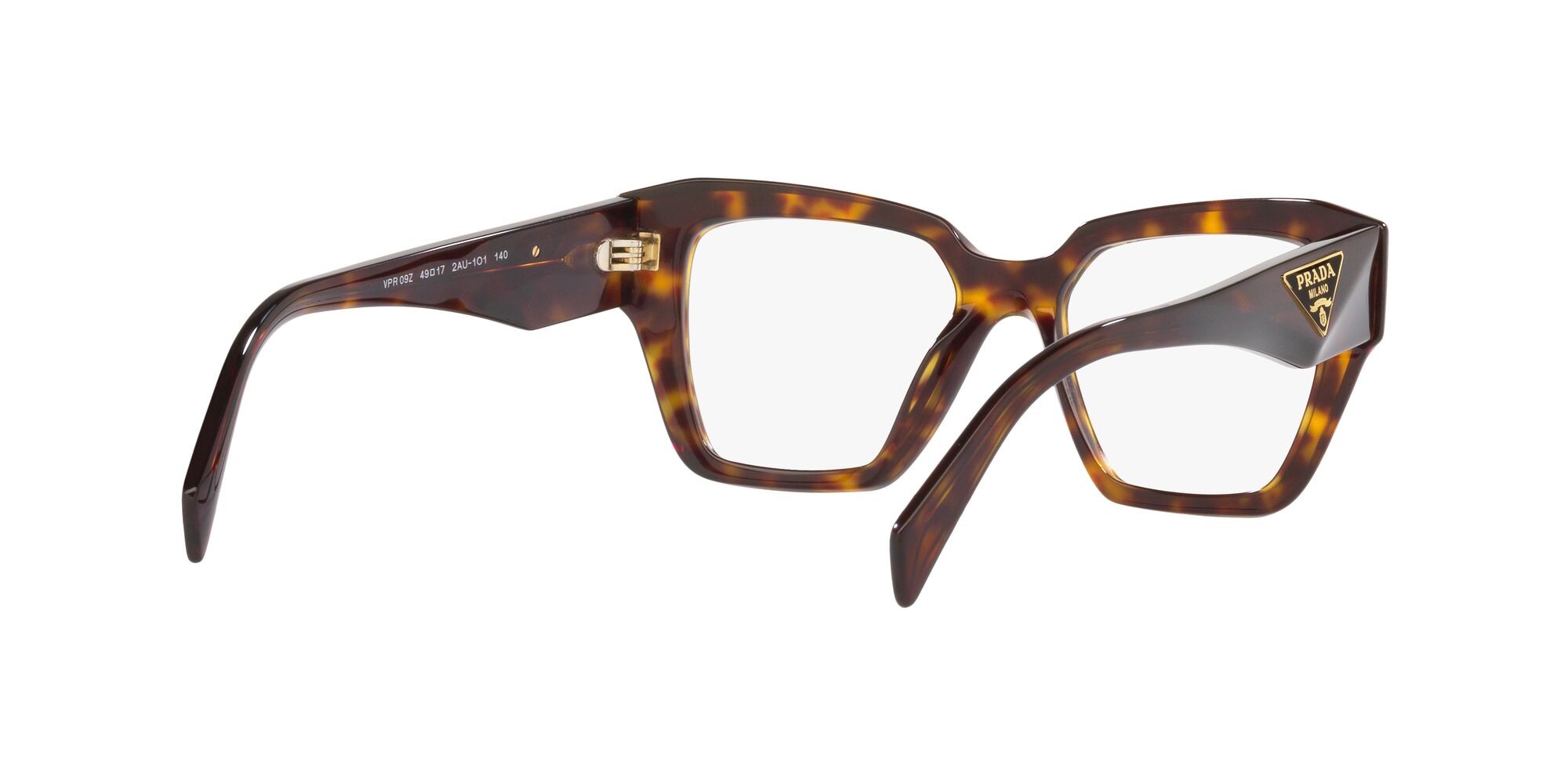 Eyeglasses Prada PR 09ZV (2AU1O1) color tartarugato shape square lenses lente demo
