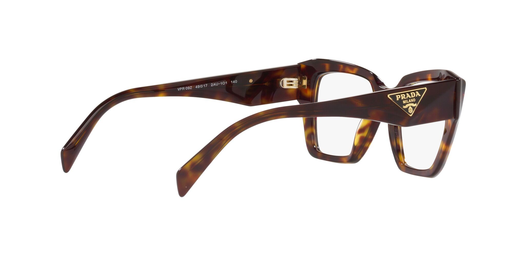 Eyeglasses Prada PR 09ZV (2AU1O1) color tartarugato shape square lenses lente demo