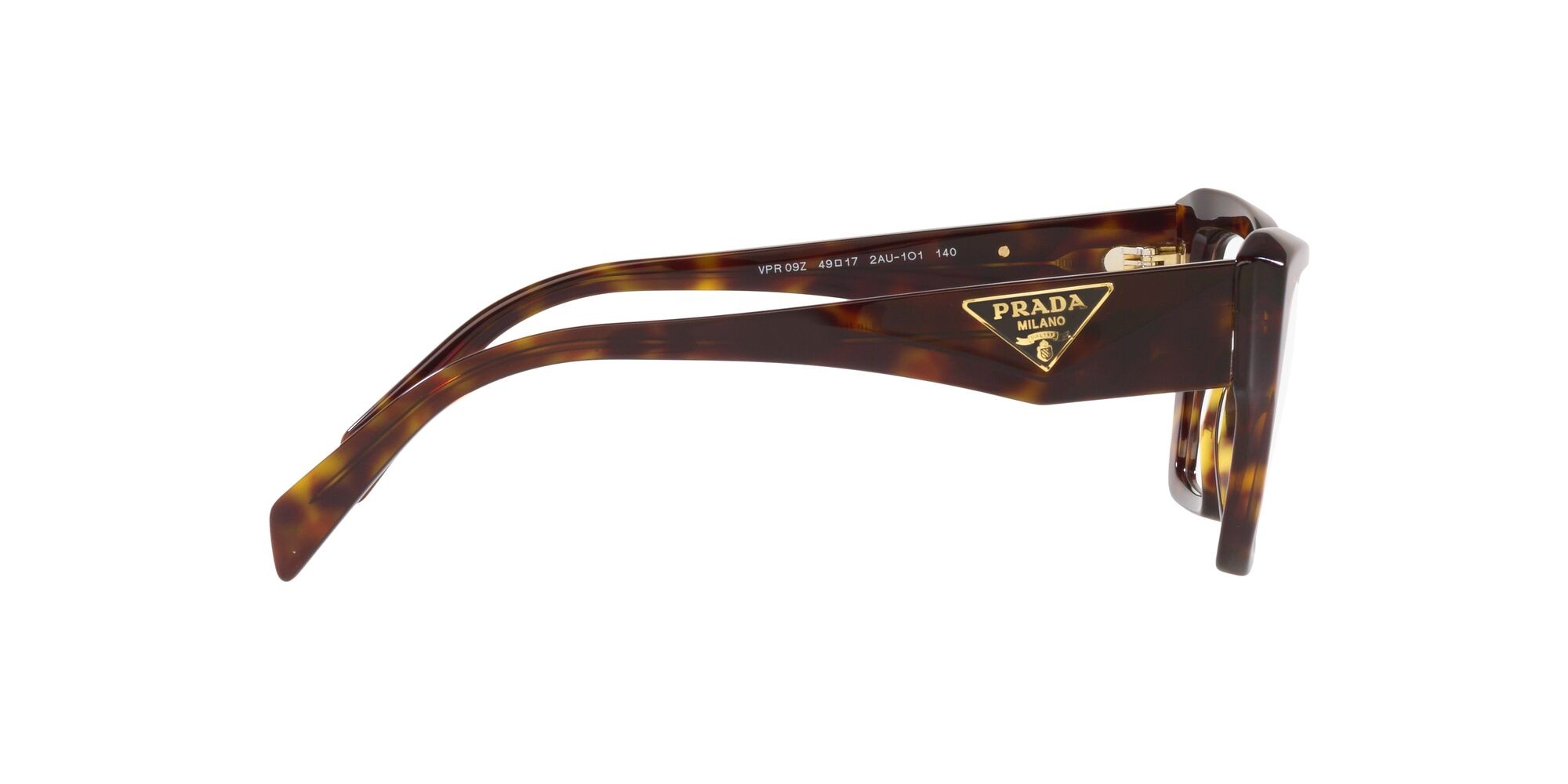 Eyeglasses Prada PR 09ZV (2AU1O1) color tartarugato shape square lenses lente demo