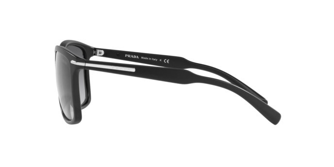 Sonnenbrillen Prada Conceptual PR 10OS (1BO3M1) farbe nero opaco form quadratisch gläser grigio sfumato