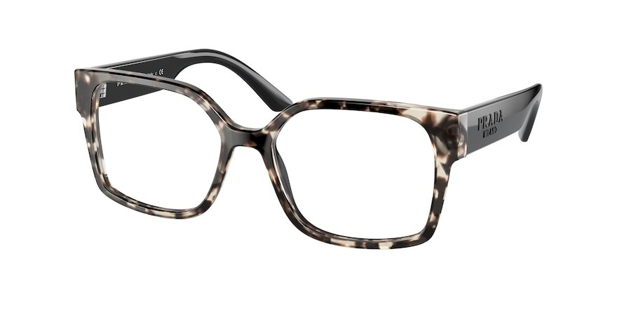 Eyeglasses Prada PR 10WV (UAO1O1) color orchid tortoise shape rectangle lenses demo lens