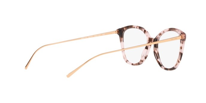 Eyeglasses Prada Conceptual PR 11VV (ROJ1O1) color pink havana shape square lenses demo lens