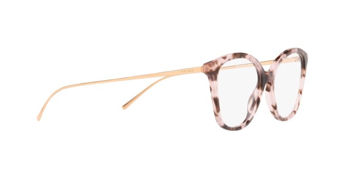 Eyeglasses Prada Conceptual PR 11VV (ROJ1O1) color pink havana shape square lenses demo lens