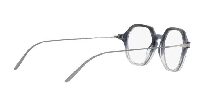 Occhiali da sole Prada PR 11YS (12B04R) colore night gradient crystal forma quadrato lenti photo clear to blue