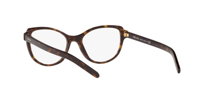 Brillen Prada Catwalk PR 12VV (2AU1O1) farbe havana form pantos gläser demo lens