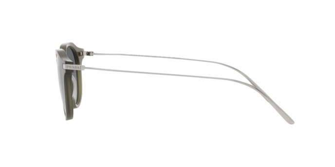 Sonnenbrillen Prada PR 12YS (14B3M1) farbe opal military form pantos gläser grey gradient