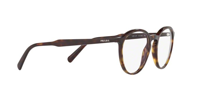 Brillen Prada PR 13TV (2AU1O1) farbe havana form pantos gläser demo lens