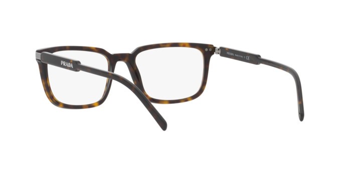 Brillen Prada PR 13YV (2AU1O1) farbe tortoise form rechteckig gläser demo lens