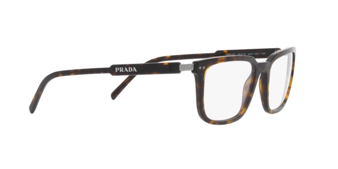 Brillen Prada PR 13YV (2AU1O1) farbe tortoise form rechteckig gläser demo lens