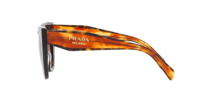 Sonnenbrillen Prada PR 14WS (2AU6S1) farbe tortoise form cat-eye gläser brown gradient