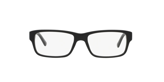 Eyeglasses Prada PR 16MV (1BO1O1) color matte black shape rectangle lenses demo lens