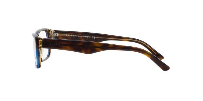 Eyeglasses Prada PR 16MV (ZXH1O1) color tortoise denim shape rectangle lenses demo lens